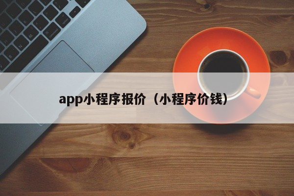 app小程序报价（小程序价钱）