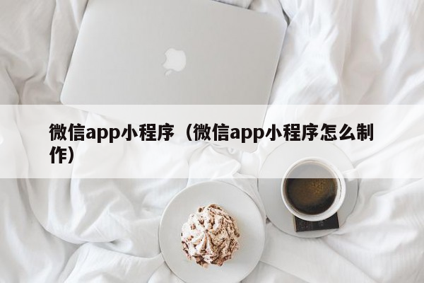 微信app小程序（微信app小程序怎么制作）