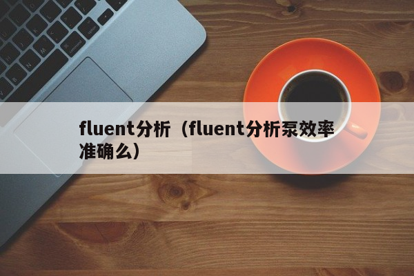 fluent分析（fluent分析泵效率准确么）