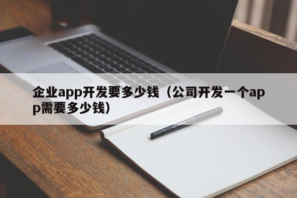 企业app开发要多少钱（公司开发一个app需要多少钱）