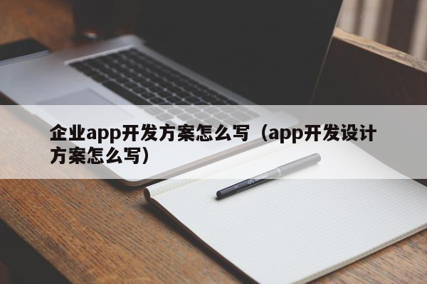 企业app开发方案怎么写（app开发设计方案怎么写）