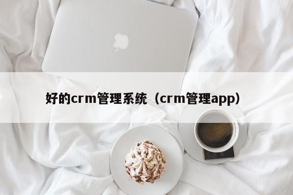 好的crm管理系统（crm管理app）